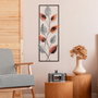 Wallity Fagus Escultura de Pared de Metal Multicolor